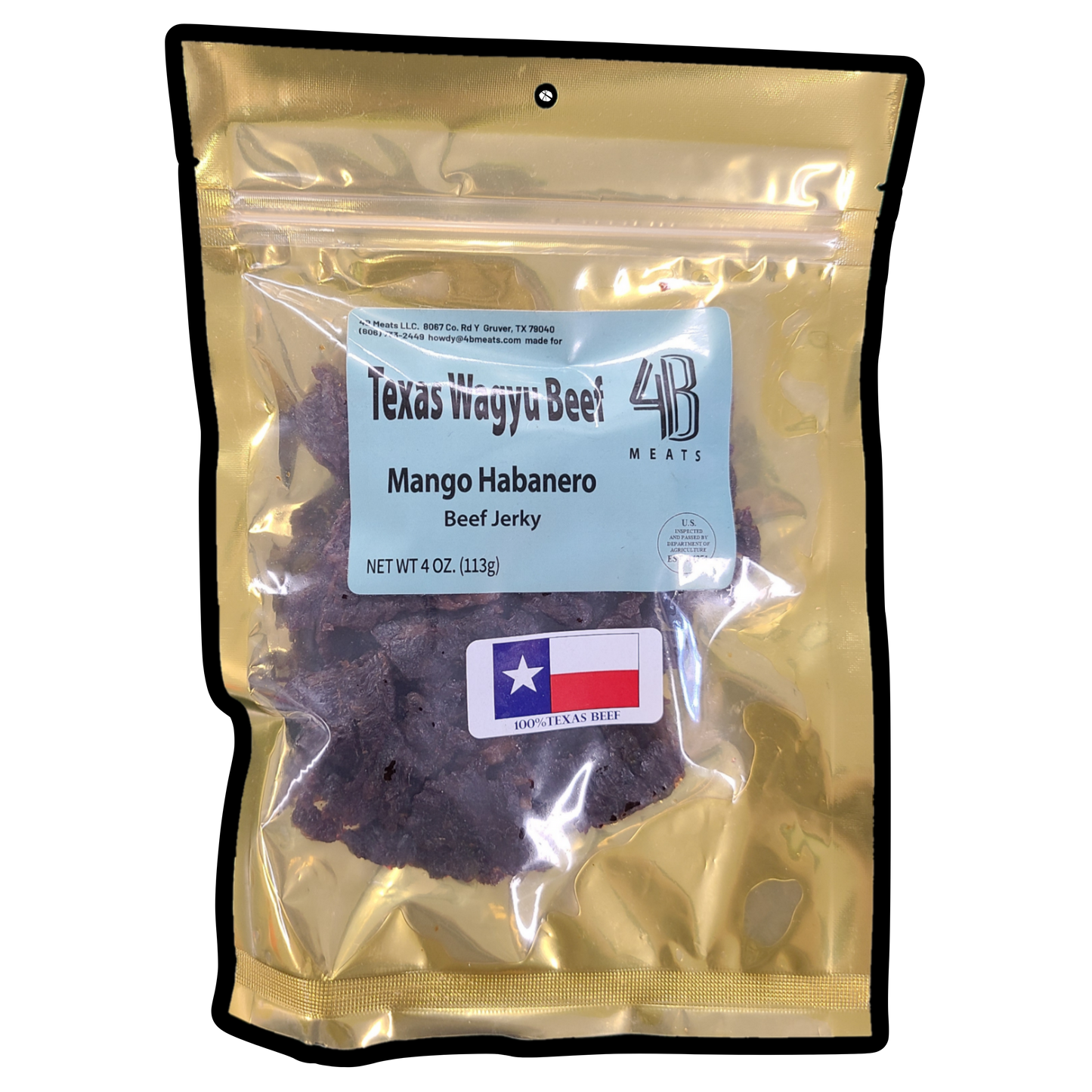 4B Meats Beef Jerky - 4oz